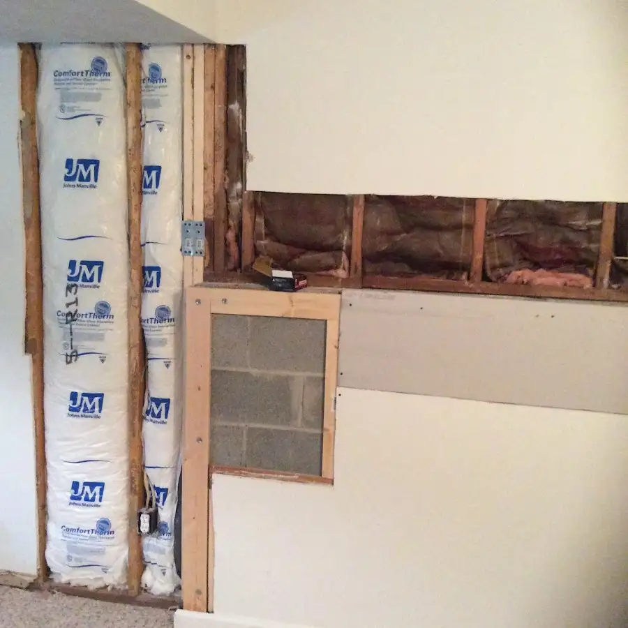 Wall insulation replacement during Structural Drying in Lakeland Village